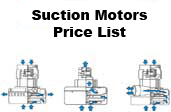 Vacuum motor spare parts